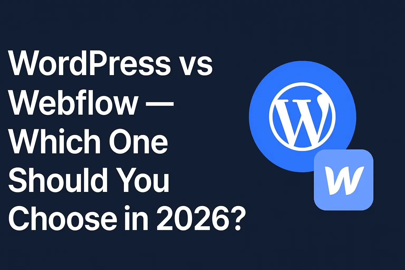 WordPress vs Webflow